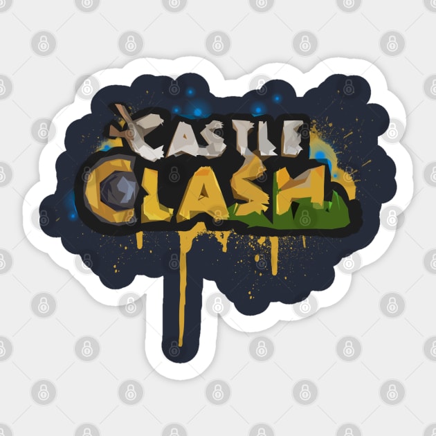 Classic Castle Clash Sticker by Nytelock Prints